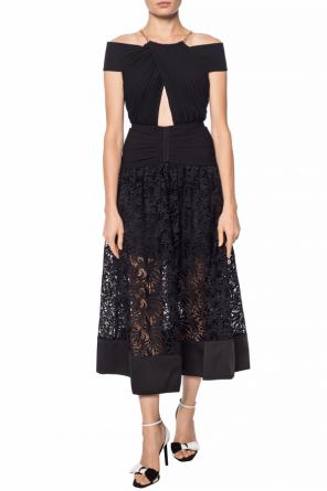 Openwork dress with cut-outs, zdjęcie 2 Openwork dress with cut-outs od Self Portrait